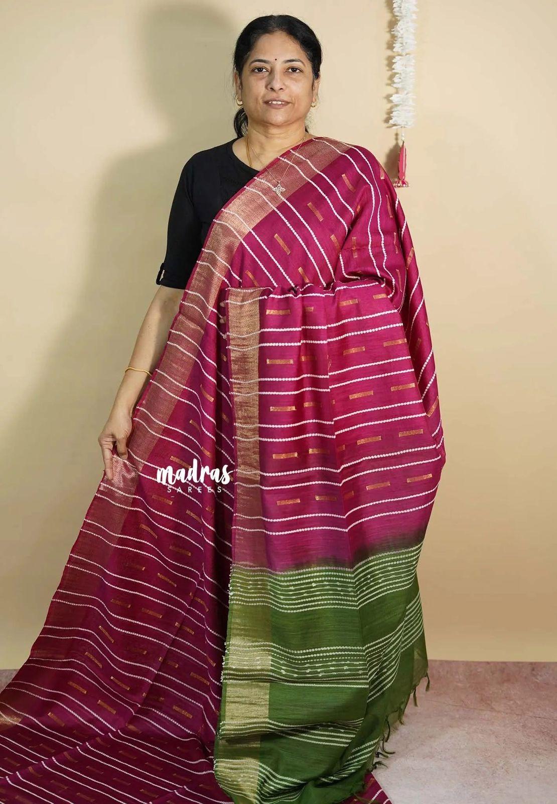 R H Handloom craftsmanship