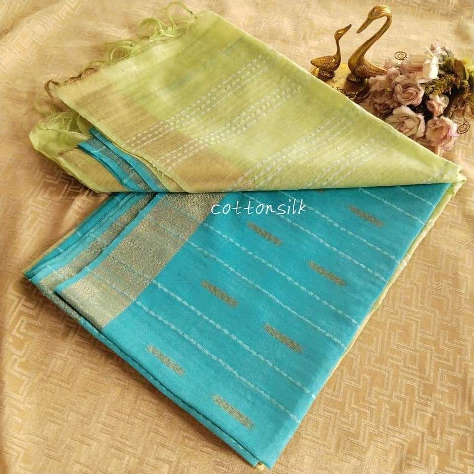 Pastel handloom saree